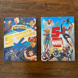 2 Books | 5- Minute DC Super Friends & 5- Minute Marvel Stories